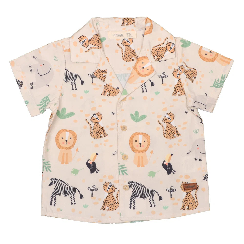Camisa Manga Corta Wild Niño