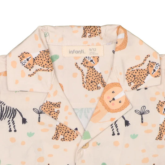 Camisa Manga Corta Wild Niño