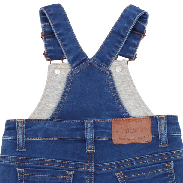 Jardinera Corta Denim Unisex Infanti