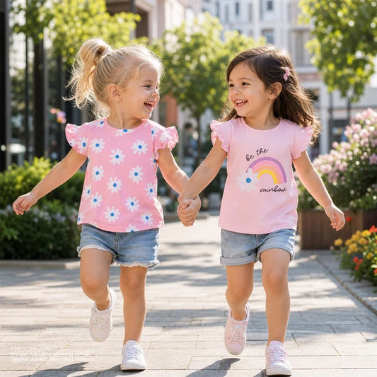 Bipack Poleras Margaritas Niña Infanti
