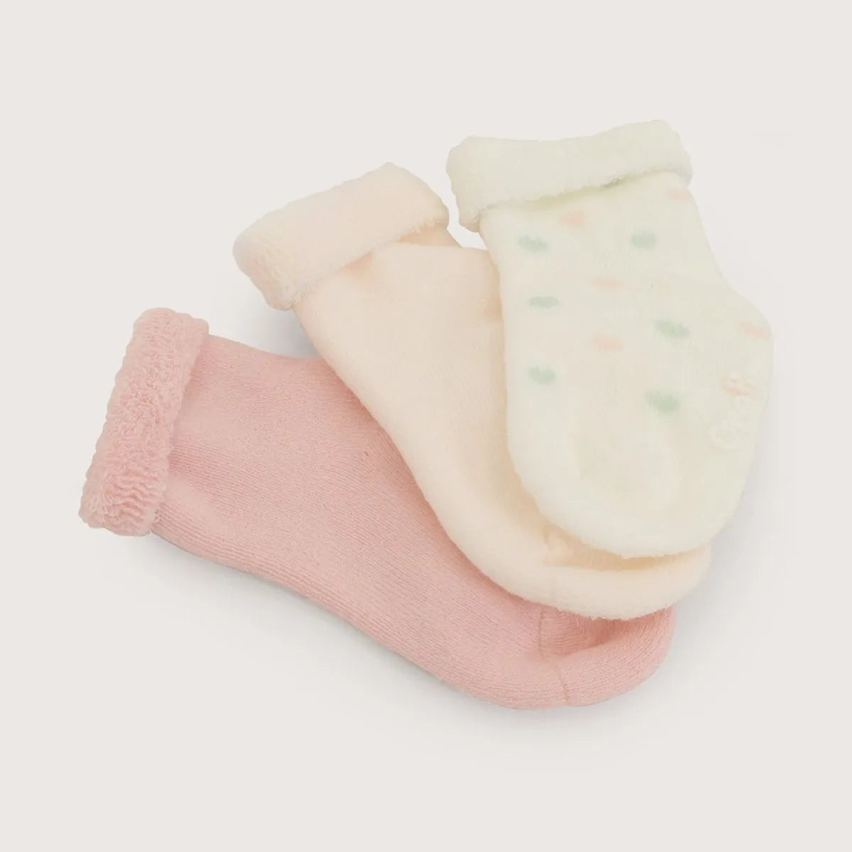 Pack De 3 Calcetines Rosado De Bebe