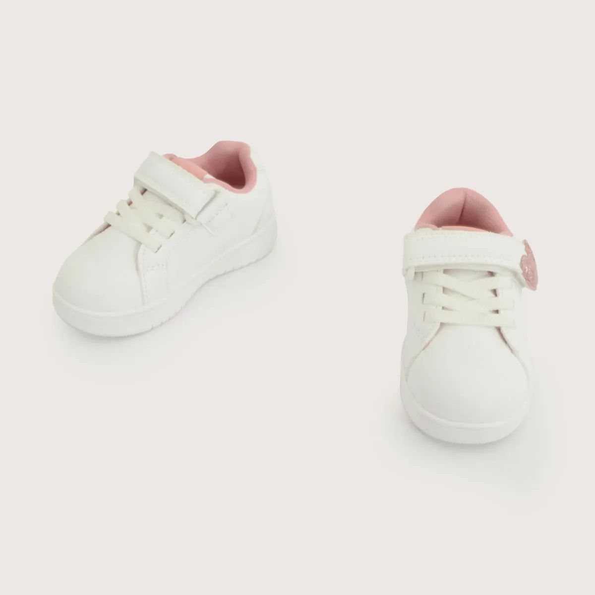 Zapatilla Urbana Disney Blanca Rosada Niña