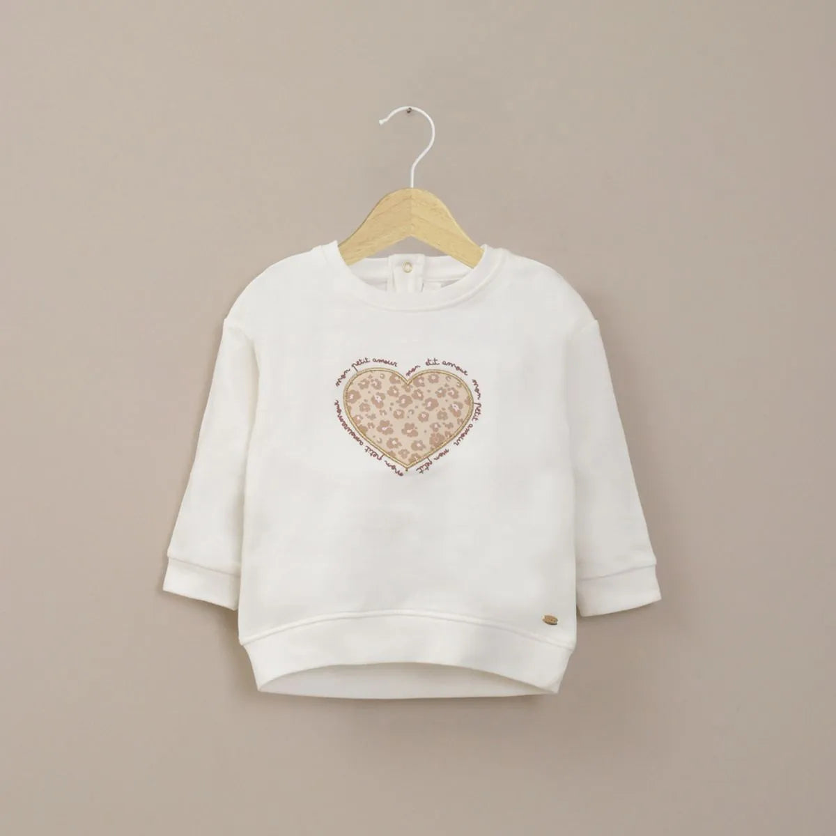 Polerón Infant Niña Blanco