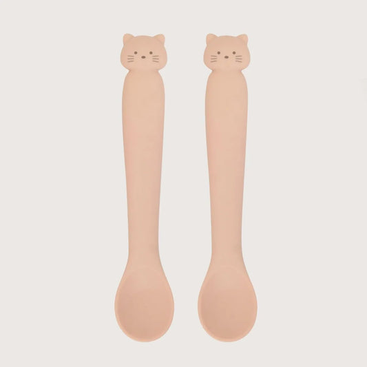 Set 2 cucharas gato rosado