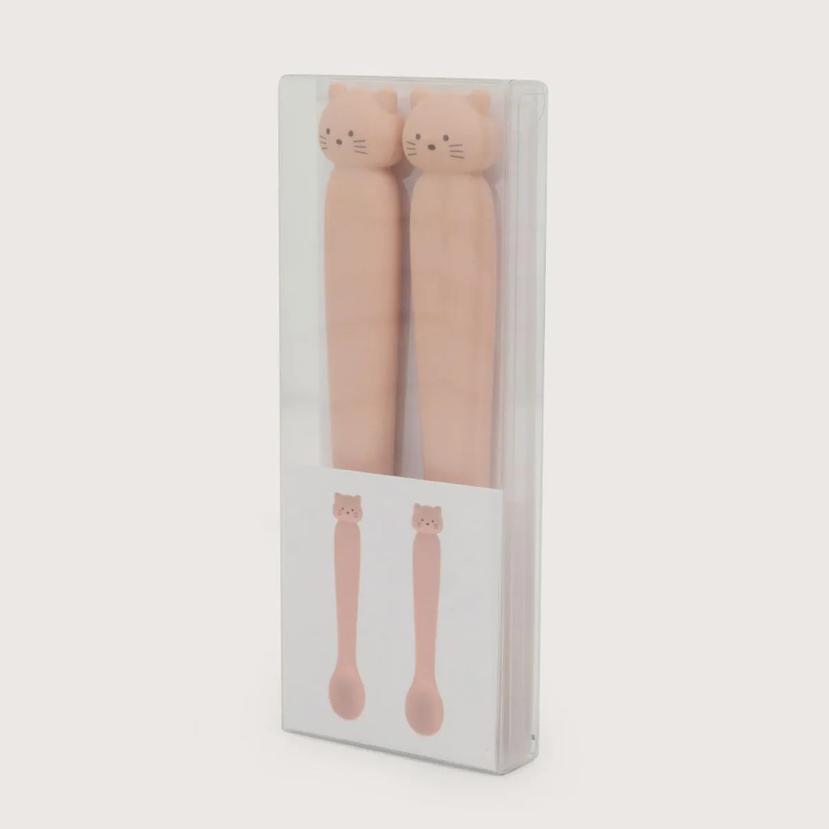 Set 2 cucharas gato rosado