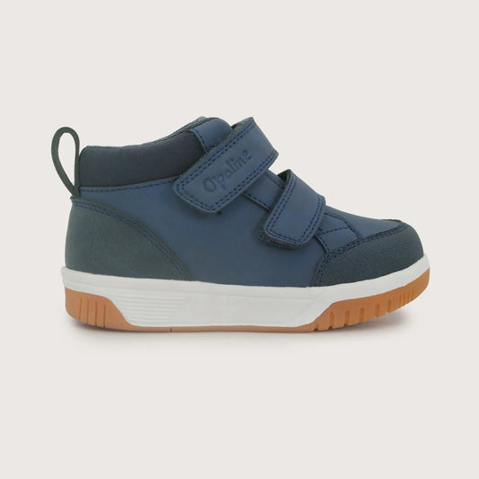 Botín Doble Velcro Azul Niño