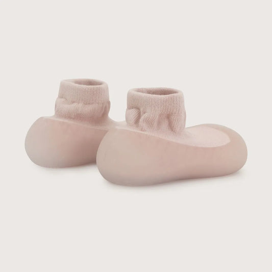 Pantufla Primeros Pasos Rosado Suela De Goma Niña