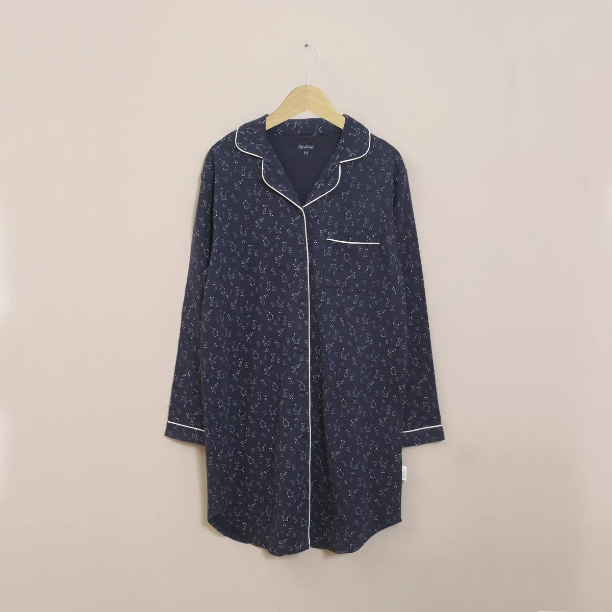 Pijama Mujer Camison Largo - Azul