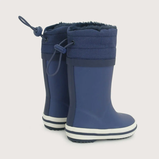 Bota de Agua Abrigada Interior Fur Azul Niño