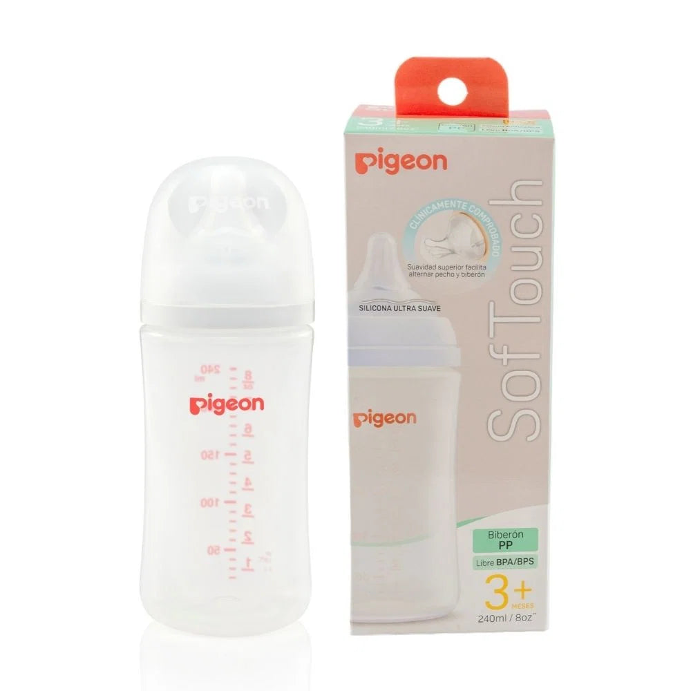 Mamadera PP 240 ml SofTouch Pigeon