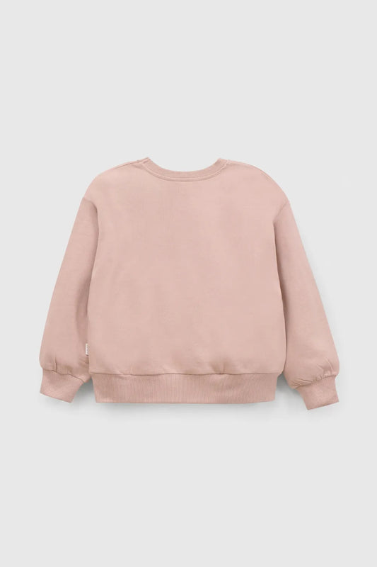 Polerón Estampado Niña Rosado