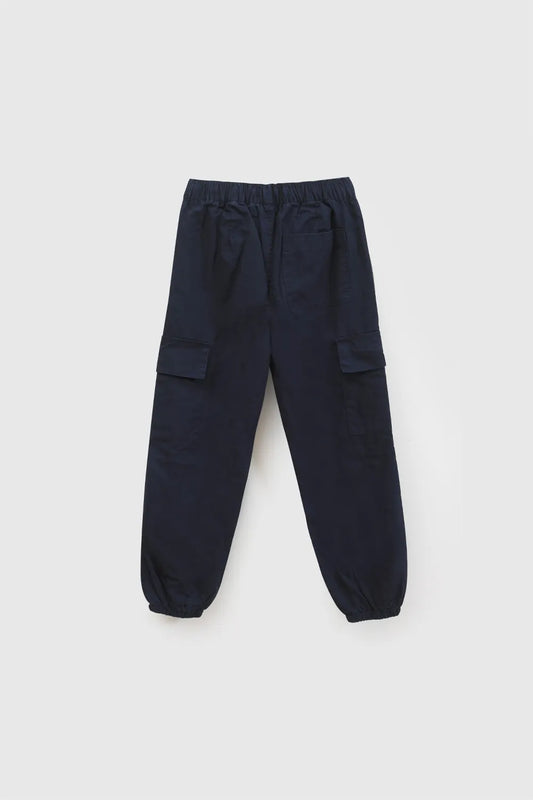 Pantalón jogger cargo niño Azul