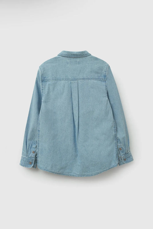 Camisa mezclilla denim