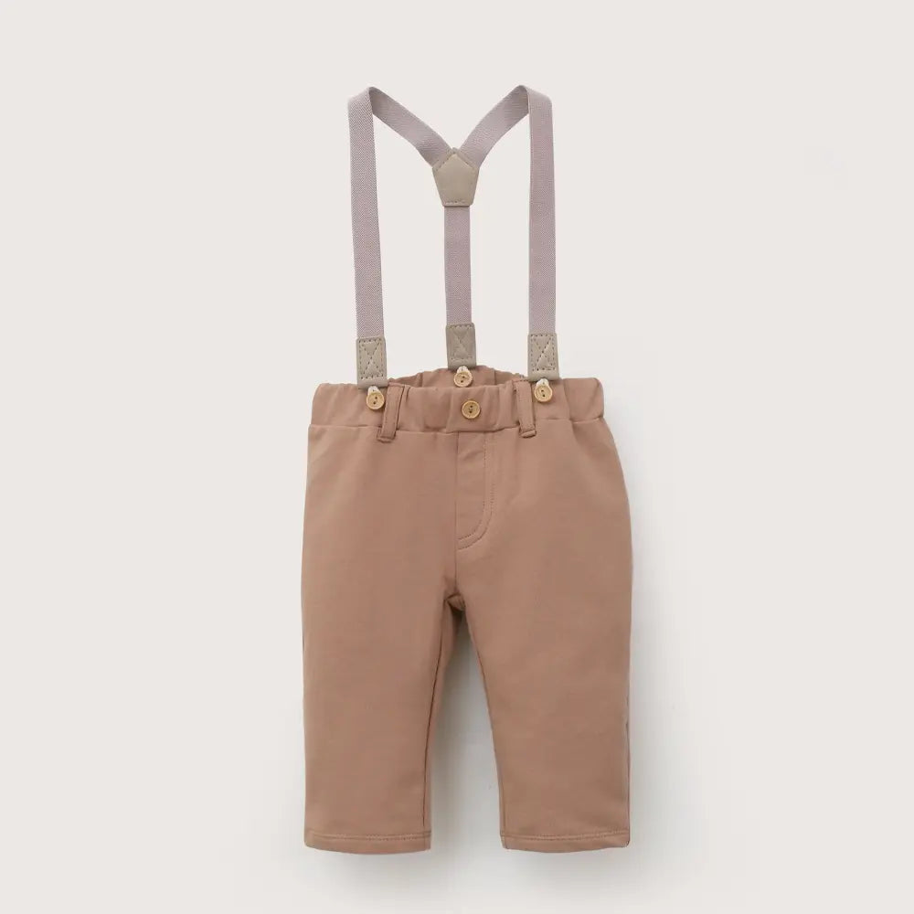 Conjunto De Vestir Bebe Niño Cafe