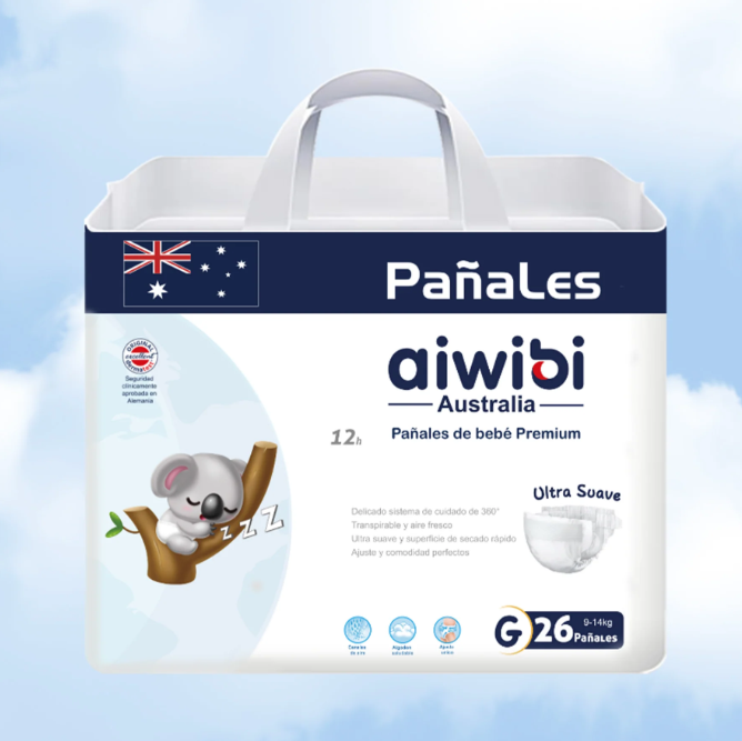 1 Paquete de Pañal para Bebés Premium Aiwibi