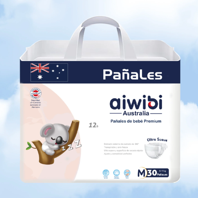 1 Paquete de Pañal para Bebés Premium Aiwibi