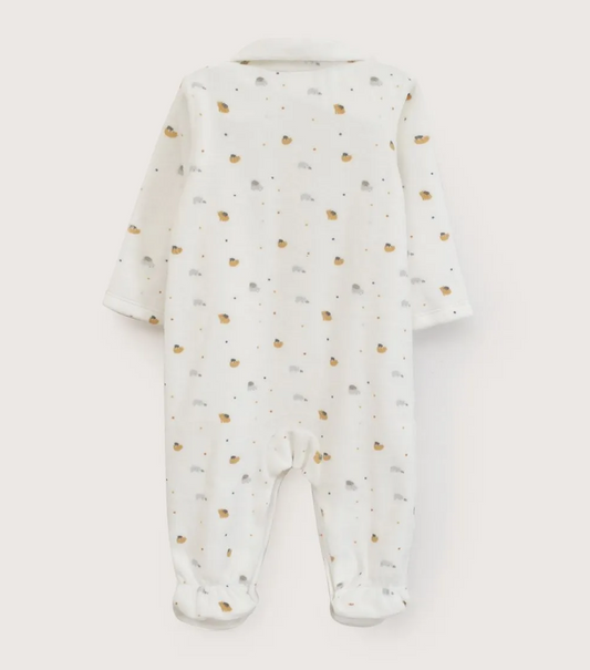 Osito Estampado Blanco Bebe Niño