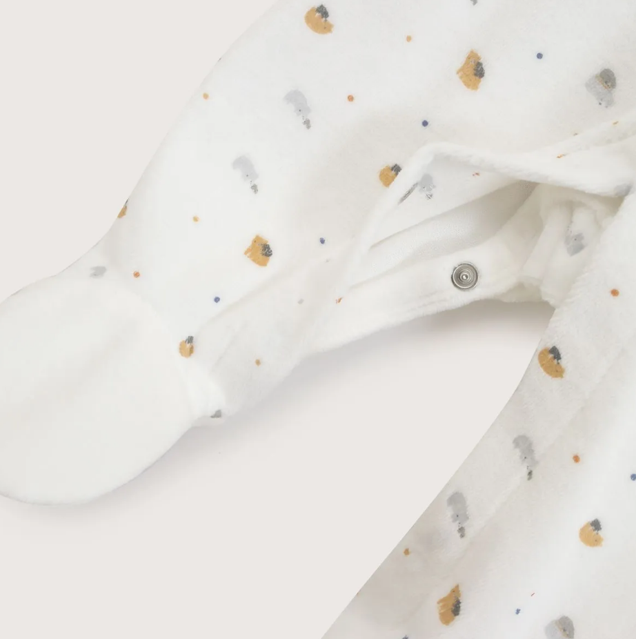 Osito Estampado Blanco Bebe Niño