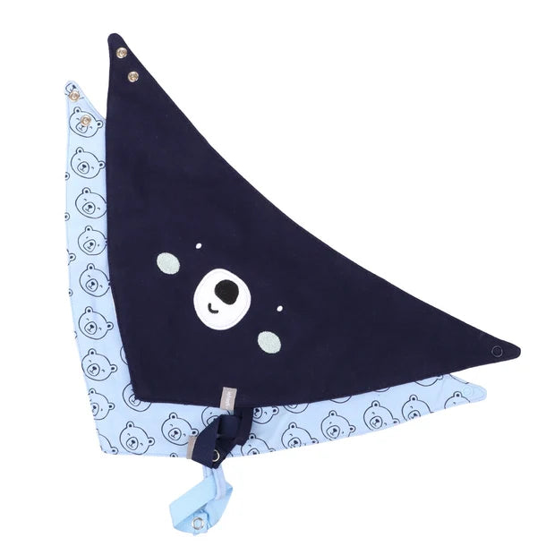 Bipack Baberos Impermeables Niño Azul Infanti