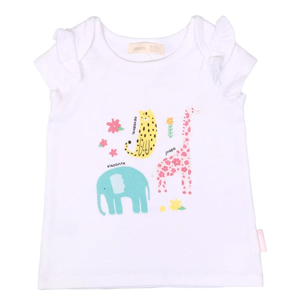 Conjunto Flowers Wild Biker Niña Infanti