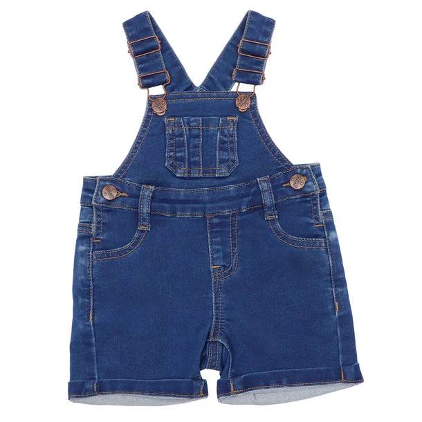 Jardinera Corta Denim Unisex Infanti