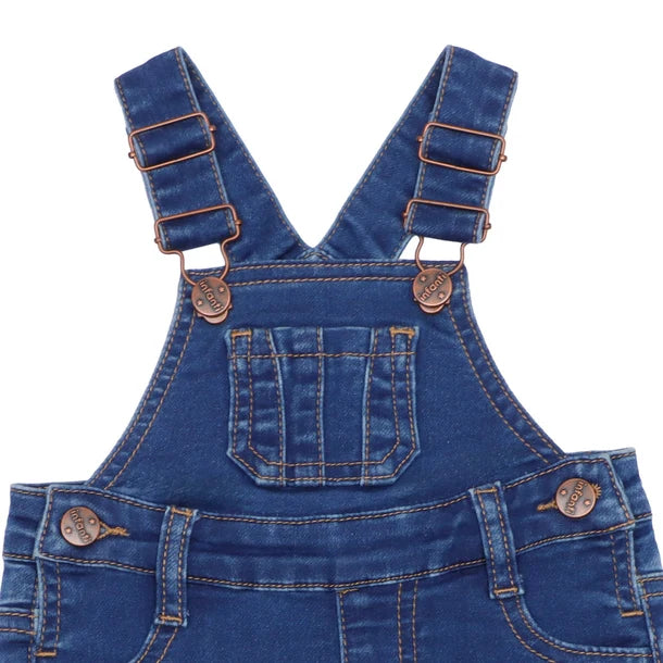 Jardinera Corta Denim Unisex Infanti