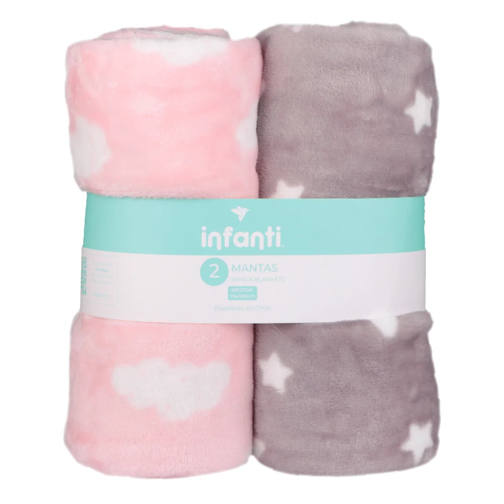 Pack 2 Mantas Niña Infanti