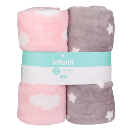 Pack 2 Mantas Niña Infanti