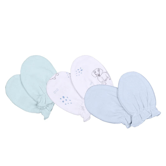 Tripack Mitones Pets Niño Algodón Infanti