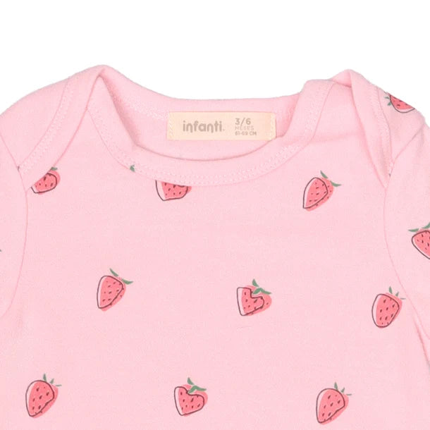 Bipack Ositos Largos Fruit Niña Algodón Infanti