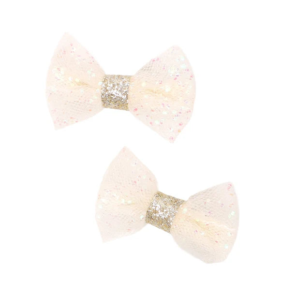 Pack 4 Pinches Corbatas Glitter Infanti
