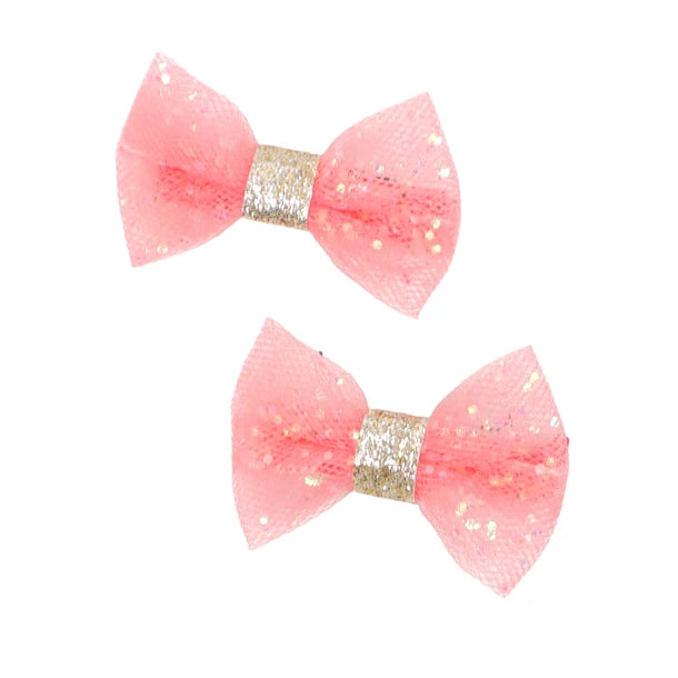 Pack 4 Pinches Corbatas Glitter Infanti