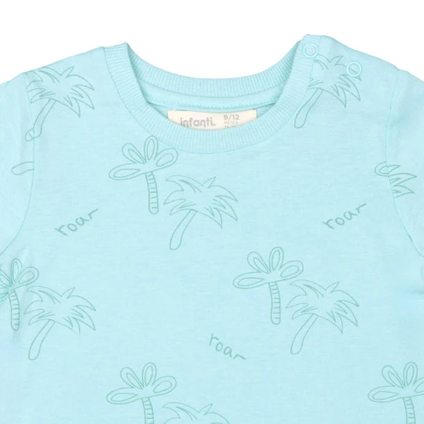 Bipack Poleras Dino Holiday Niño Algodón