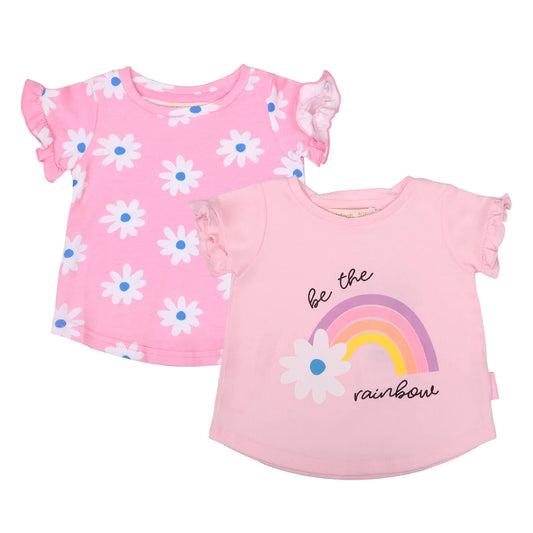 Bipack Poleras Margaritas Niña Infanti