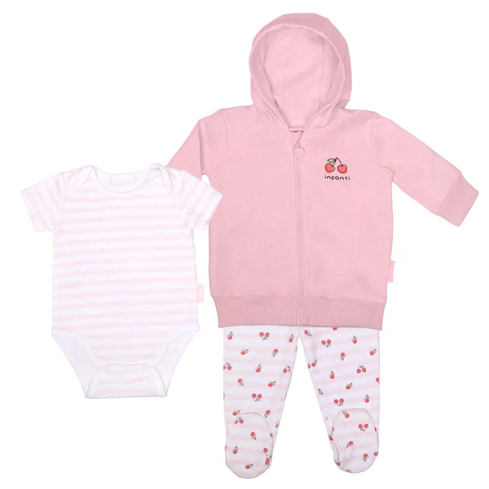 Conjunto 3 Piezas Bebe Niña Infanti