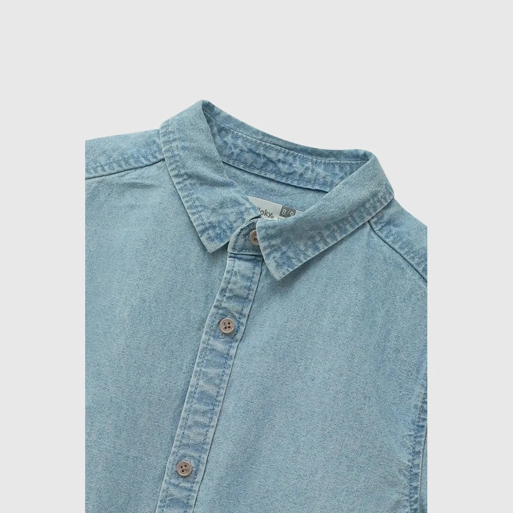 Camisa mezclilla  denim