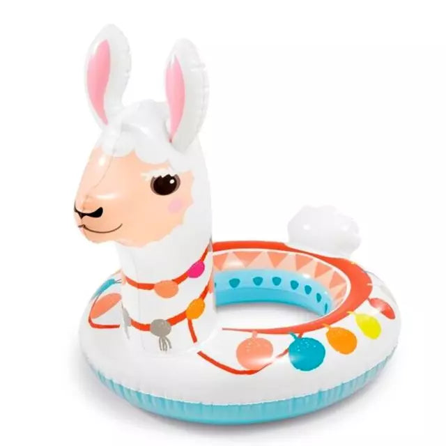 Flotador Inflable Llama 58 Cm Big Animal Ring