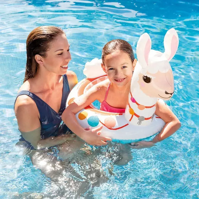 Flotador Inflable Llama 58 Cm Big Animal Ring
