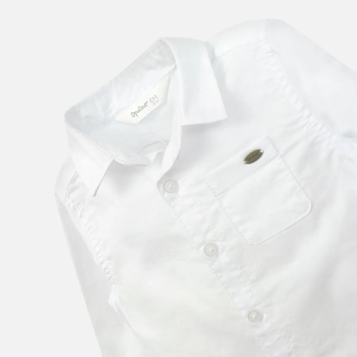 Camisa oxford Blanca de Niño