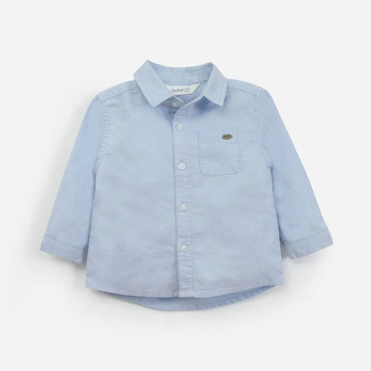 Camisa Oxford Celeste de Niño