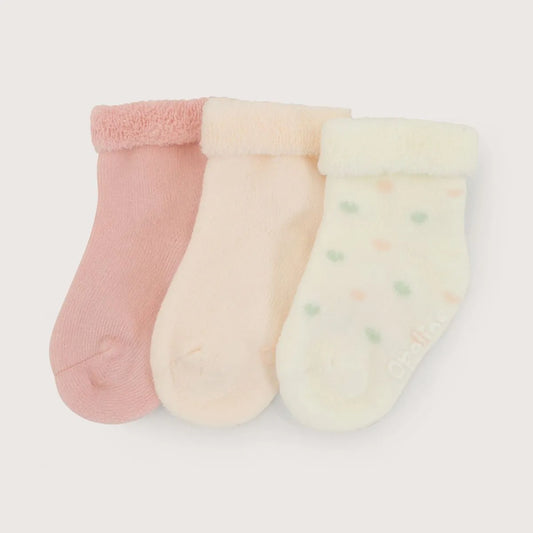 Pack De 3 Calcetines Rosado De Bebe