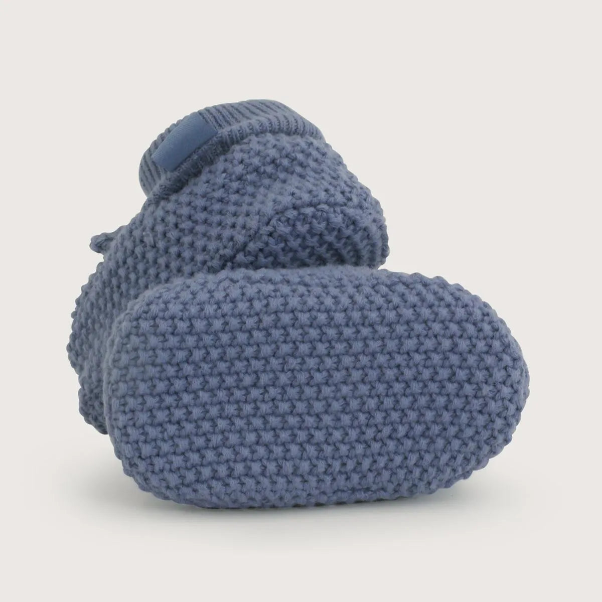 19030350i26-2  Pantufla Tejida Azul Bebé