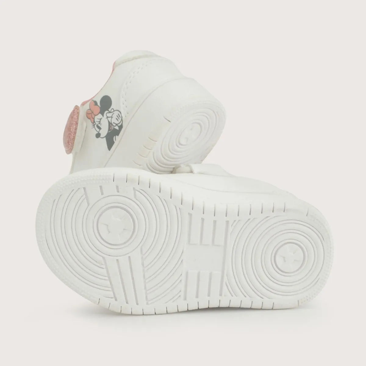 Zapatilla Urbana Disney Blanca Rosada Niña
