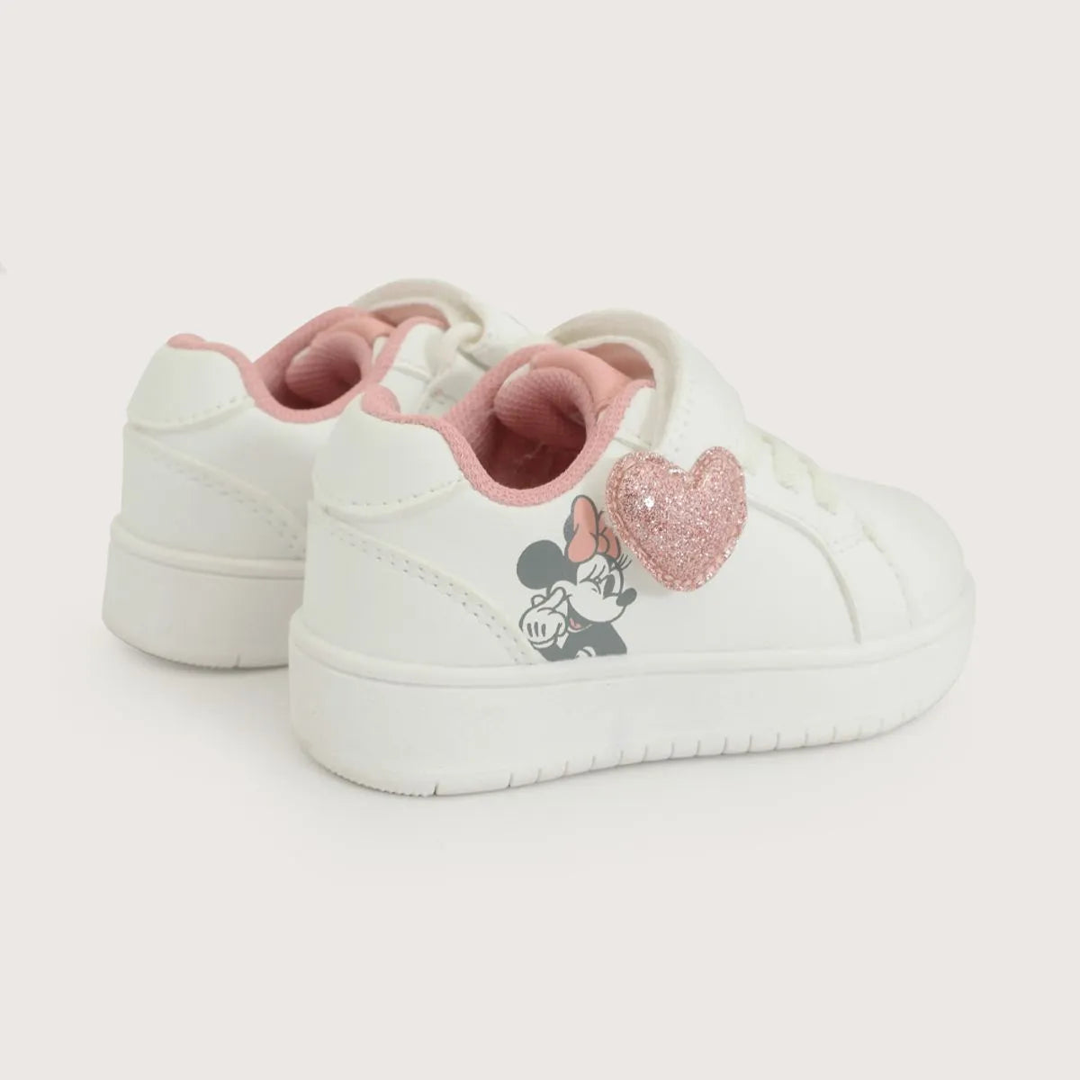 Zapatilla Urbana Disney Blanca Rosada Niña