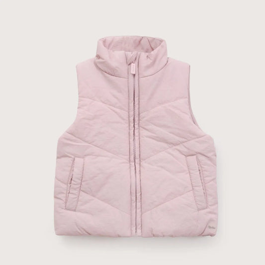 Parka Sin Mangas Infant Niña Rosado