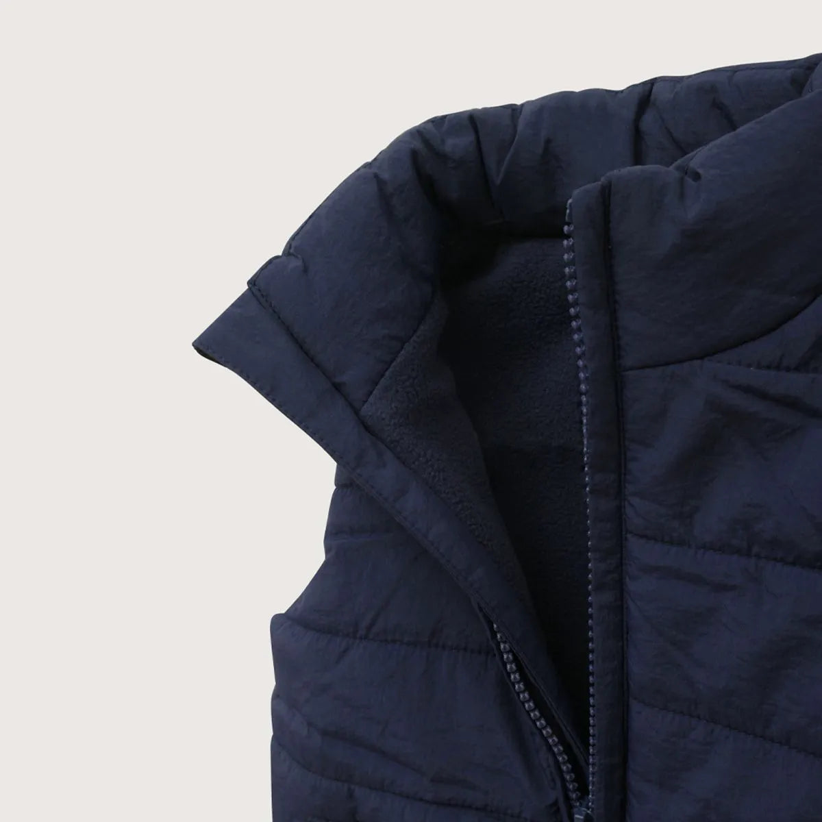 Parka Sin Mangas Niño Azul Marino