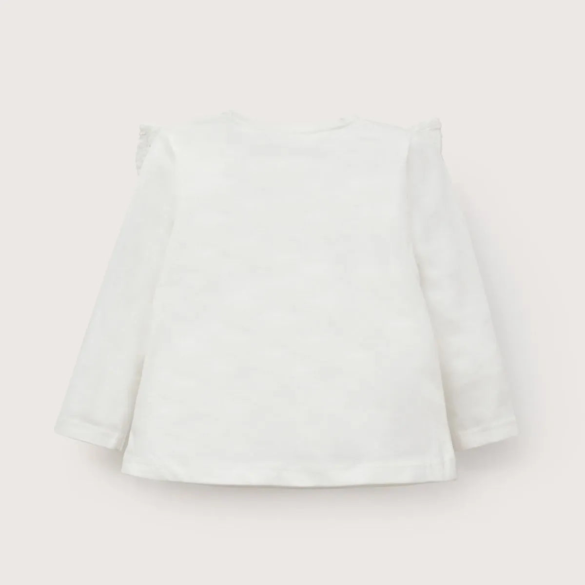 Polera Infant Niña Blanca Vuelos
