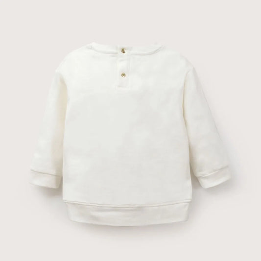 Polerón Infant Niña Blanco