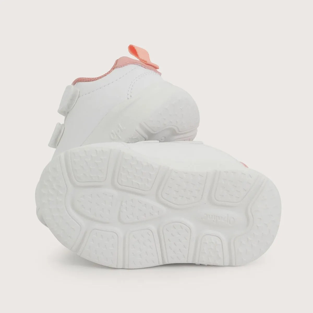 Zapatilla Primeros Pasos Sport Niña Blanca con Rosado