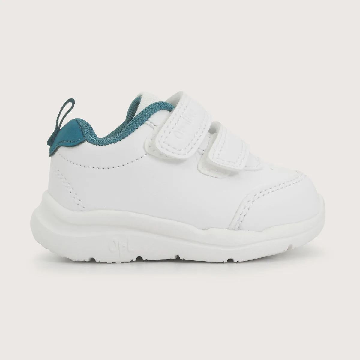Zapatilla Primeros Pasos Sport Blanca con Verde